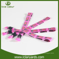 Free design decoration custom hot sale woven event wristband